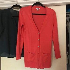 Coral Longline cardigan